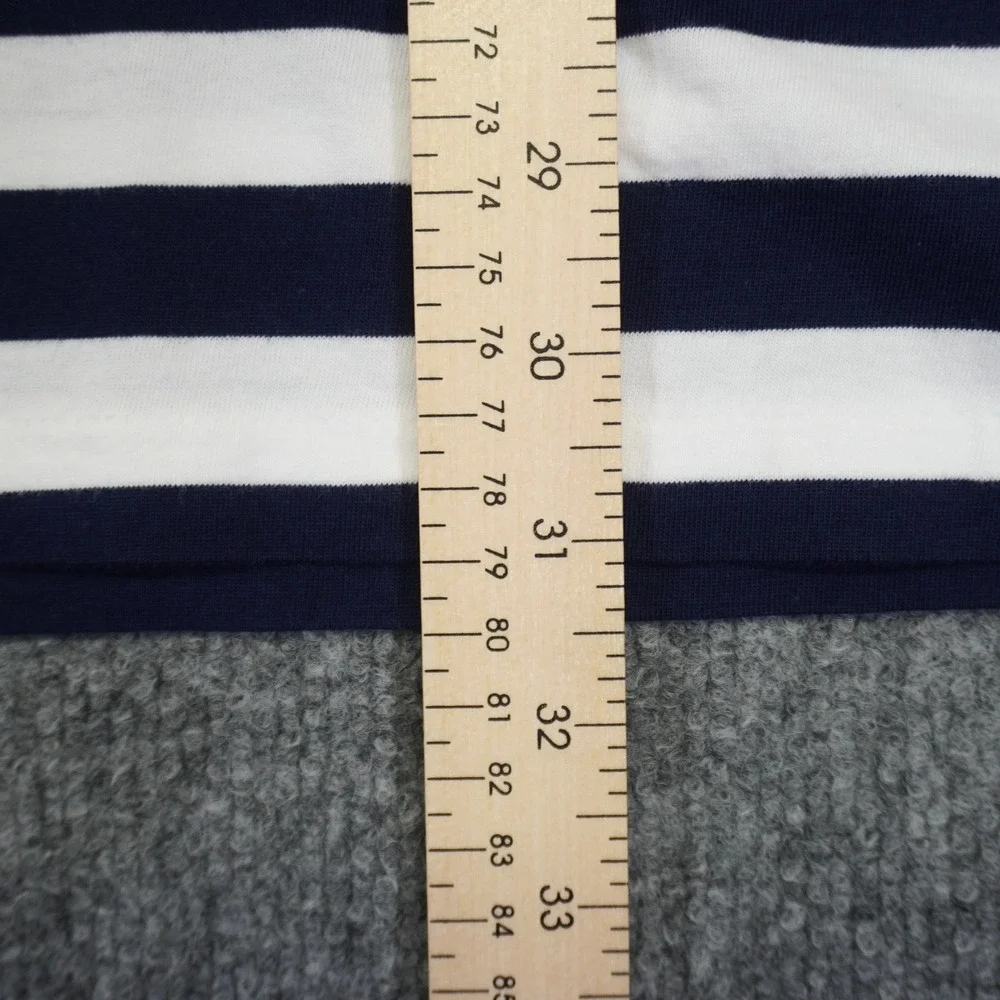 NEW Polo Ralph Lauren T-Shirt Mens XL Blue White Striped Pony Logo Classic Fit